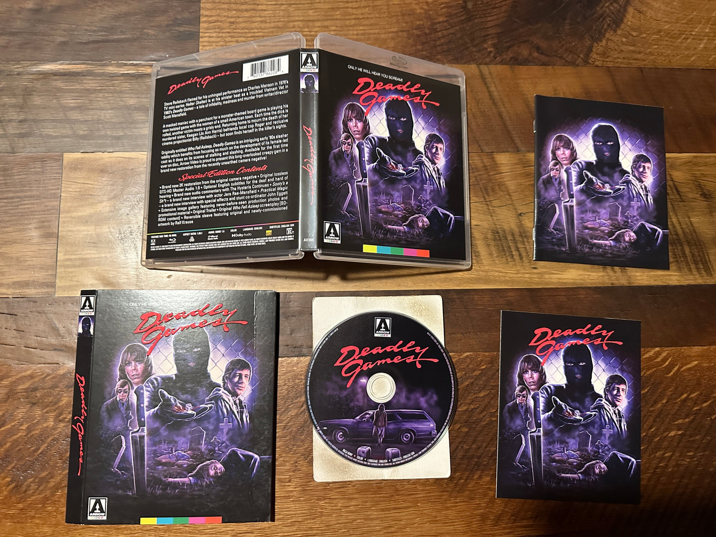 Deadly Games (Blu ray, Arrow Video, Slipcover, Booklet, US Release)