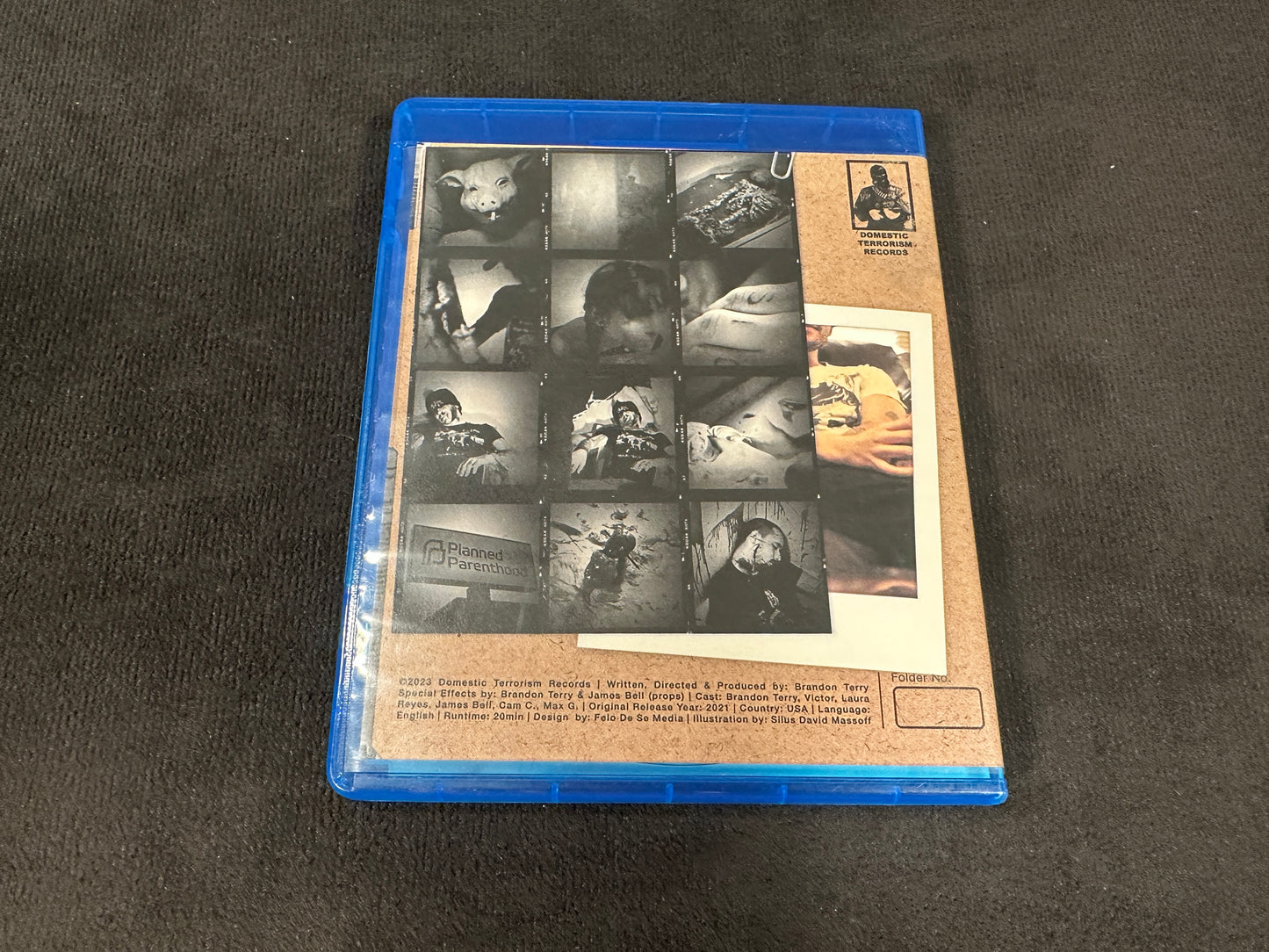Deviant (Blu ray, Domestic Terrorism Records, Obscure Horror, Rare)