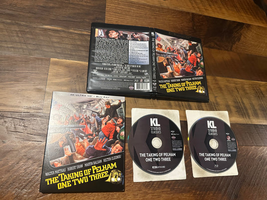 The Taking of Pelham One Two Three 4K Ultra HD/ Blu ray-Slipcover-