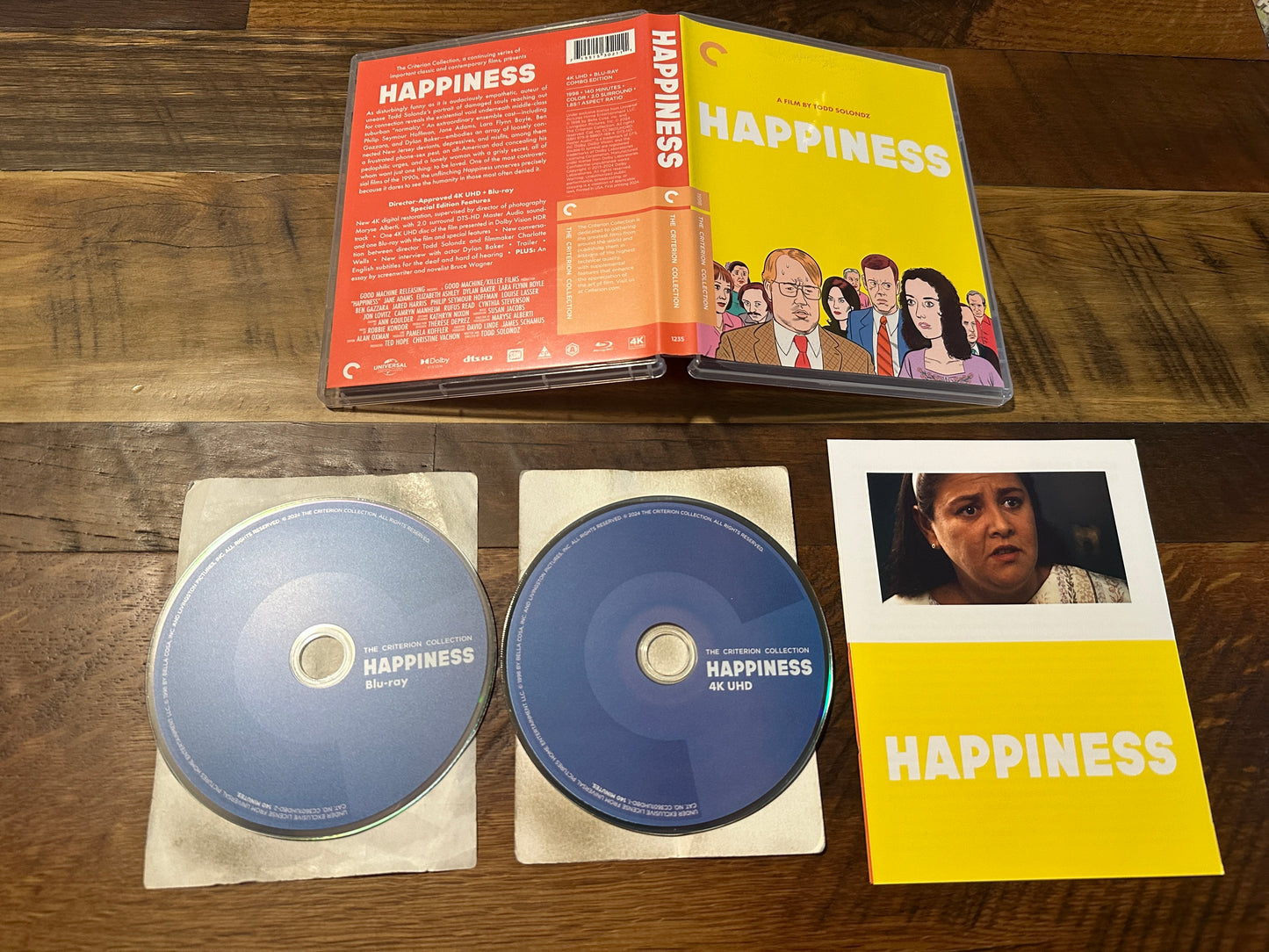Happiness (4K Ultra HD/Blu ray, Criterion Collection, 90’s Classic)