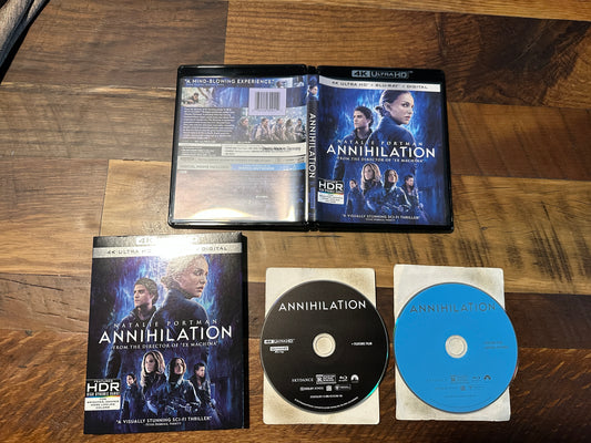 Annihilation (4K Ultra HD/Blu ray, Paramount, Slipcover, 2 Disc, No Digital)