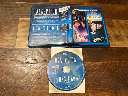 Deception & Ethan Frome Blu ray-Miramax Double Feature-90’s Classics