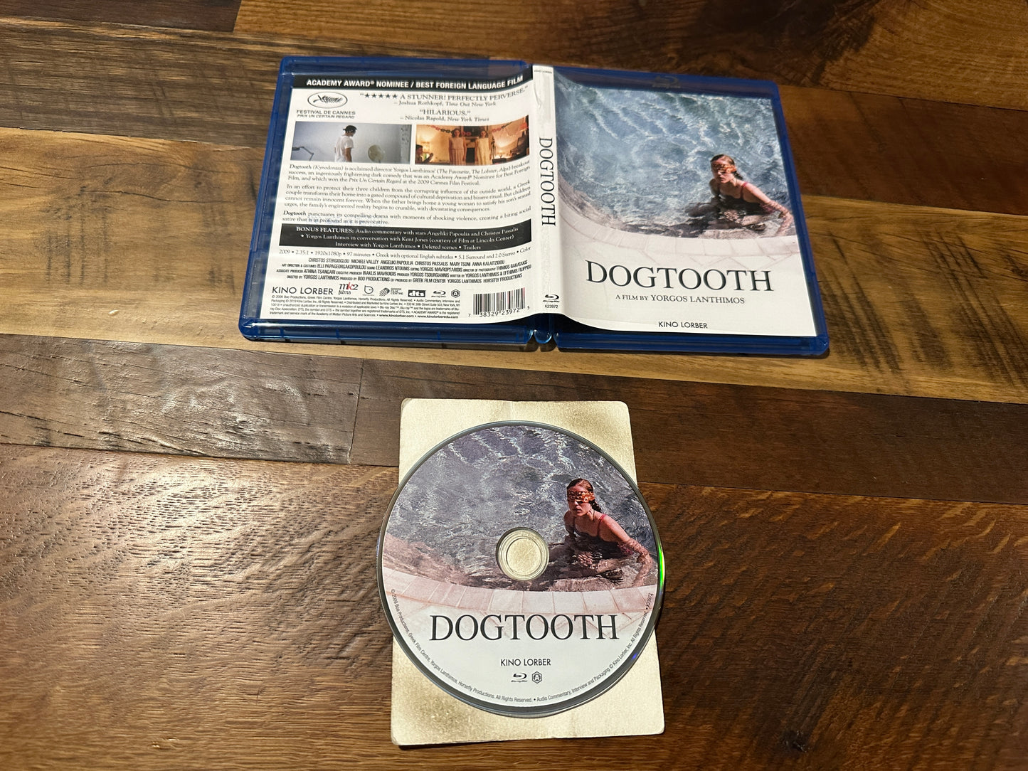 Dogtooth (Blu ray, Kino Lorber, 2009 Classic, Widescreen, English Subs)