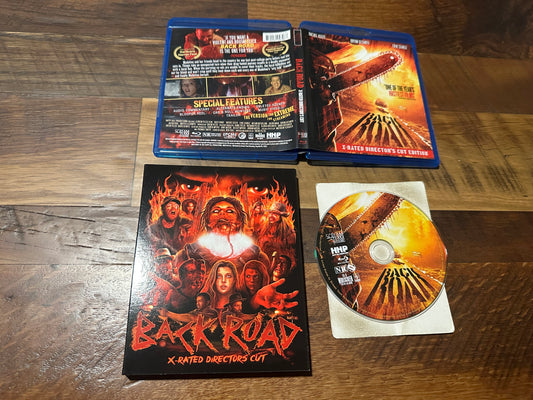 Back Road (Blu ray, Scream Team Releasing, X-rated Director Cut, Slipcover)