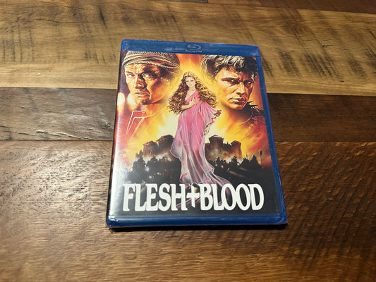 Flesh + Blood Blu ray-Kino Lorber-80’s Classic-NEW/Sealed