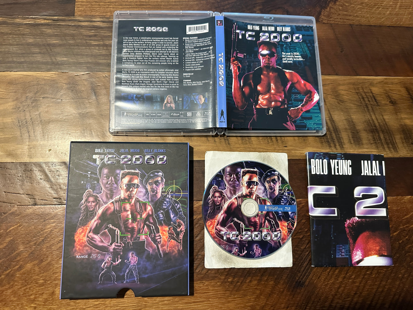 TC 2000 (Blu ray, Vinegar Syndrome, OOP Slipcover, 5000 Made, Poster)