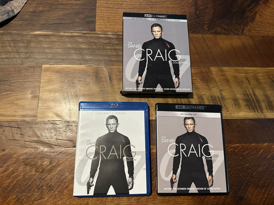 The Daniel Craig Collection (4K Ultra HD/Blu ray, Boxset, No Digital)