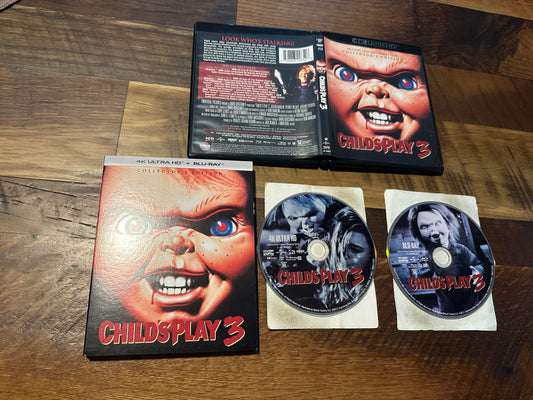 Child’s Play 3 4K Ultra HD/Blu ray-Slipcover-Scream Factory-Collector Ed