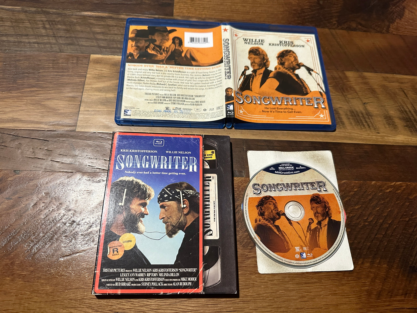 Songwriter (Blu ray, Mill Creek Entertainment, VHS Slipcover, Classic)