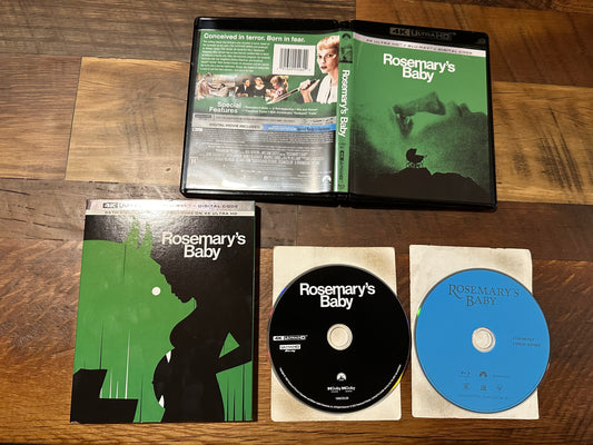 Rosemary’s Baby 4K Ultra HD/Blu ray-Paramount-Slipcover-No Digital