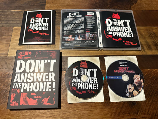 Don’t Answer The Phone! (Blu ray, Vinegar Syndrome, Slipcover, 70’s Horror)