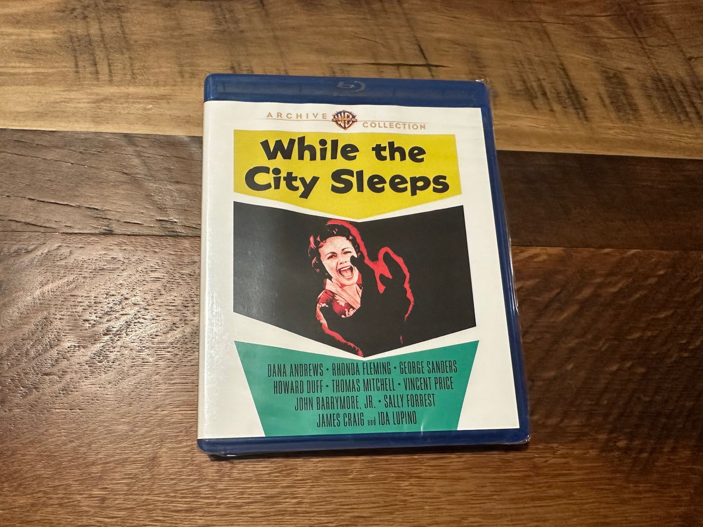 While The City Sleeps Blu ray-WB Archive Collections-50’s-NEW-