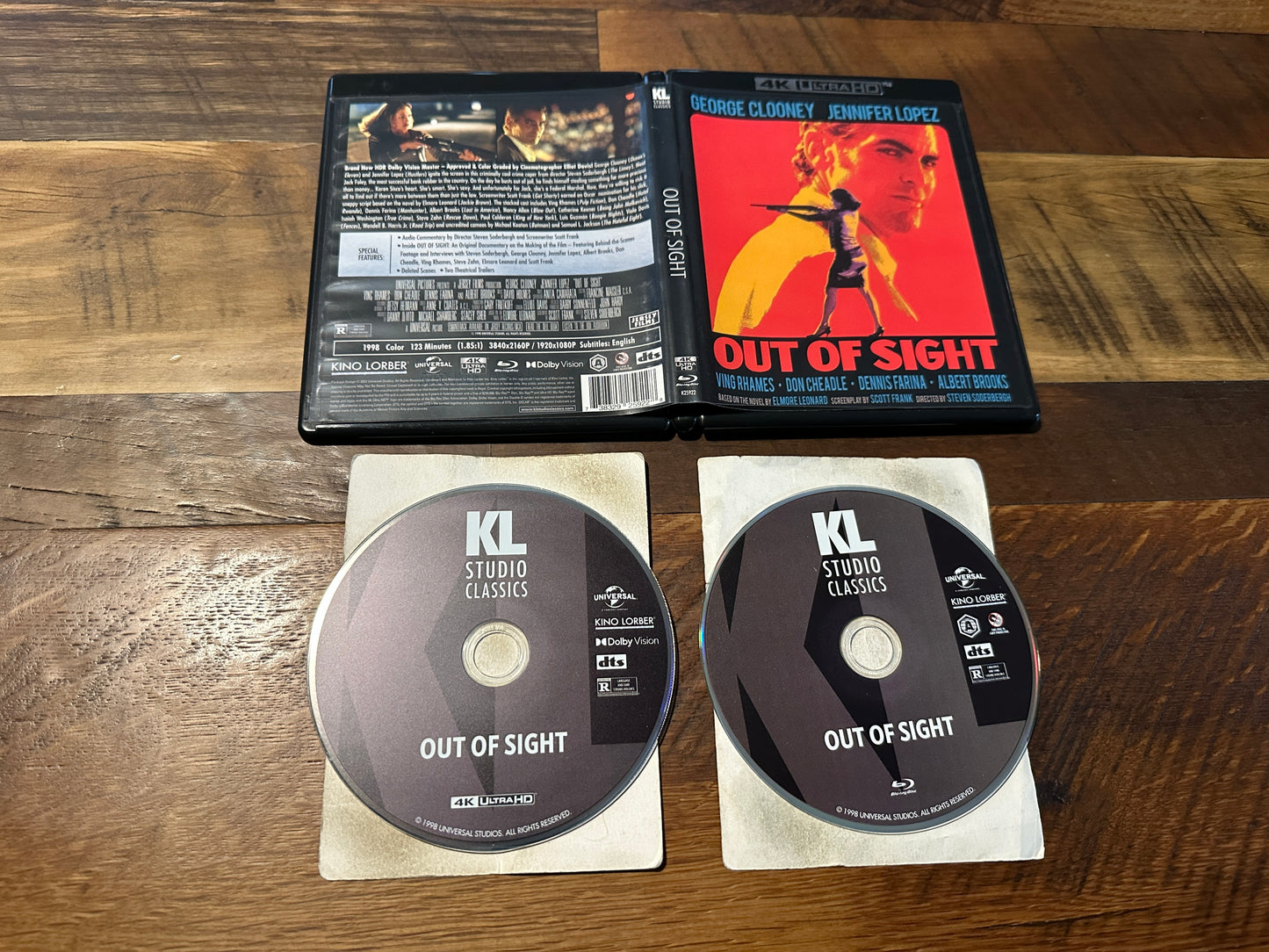 Out Of Sight (4K Ultra HD/Blu ray, 90’s George Clooney Classic, Widescreen)