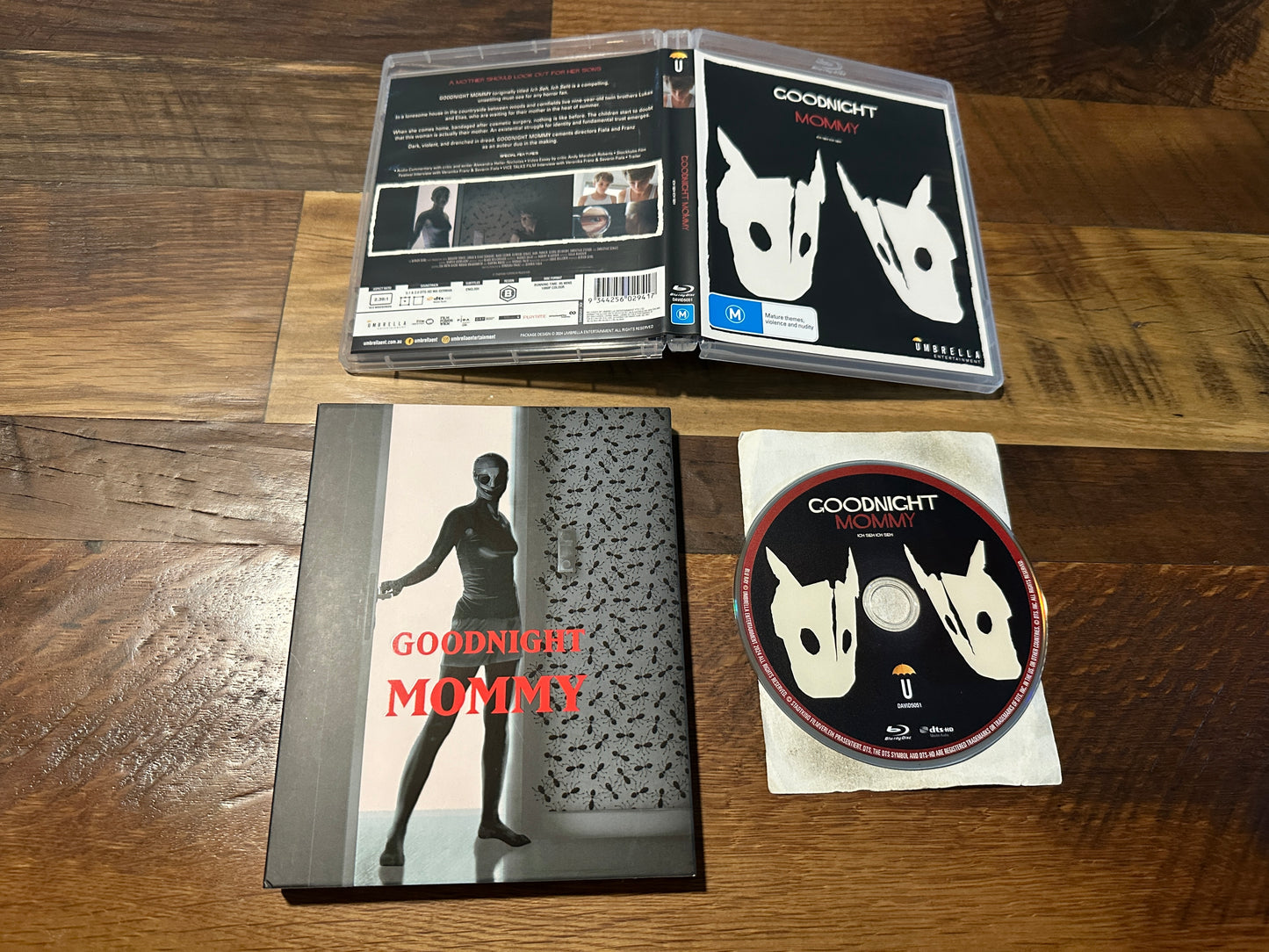 Goodnight Mommy (Blu ray, Umbrella Entertainment, Slipcover, Region B)