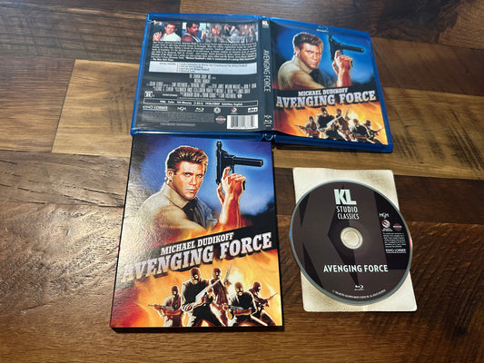 Avenging Force (Blu ray, Kino Lorber, 80’s Classic, Slipcover, M Dudikoff)