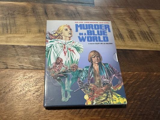 Murder In A Blue World Blu ray-Cauldron-Slipcover-70’s Classic-NEW-