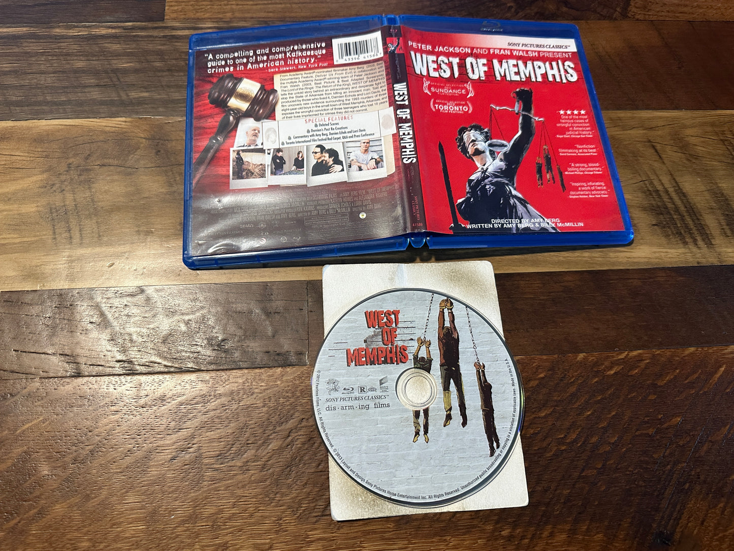 West of Memphis (Blu ray, Sony Pictures, Peter Jackson, Widescreen)
