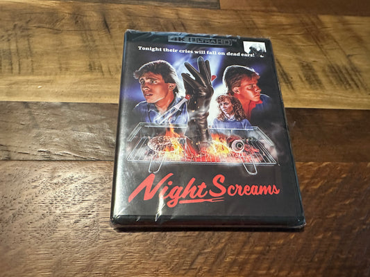 Night Screams 4K Ultra HD-Vinegar Syndrome-80’s Horror-NEW/Sealed