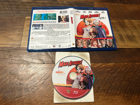 Mars Attacks (Blu ray, Warner Bros, 90’s Classic, Widescreen)