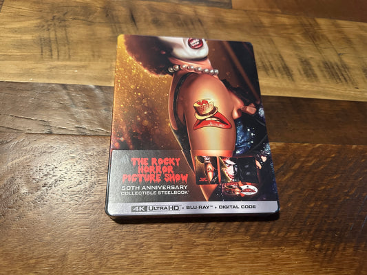 The Rocky Horror Picture Show (4K Ultra HD, Steelbook, 50th Ann, NEW)