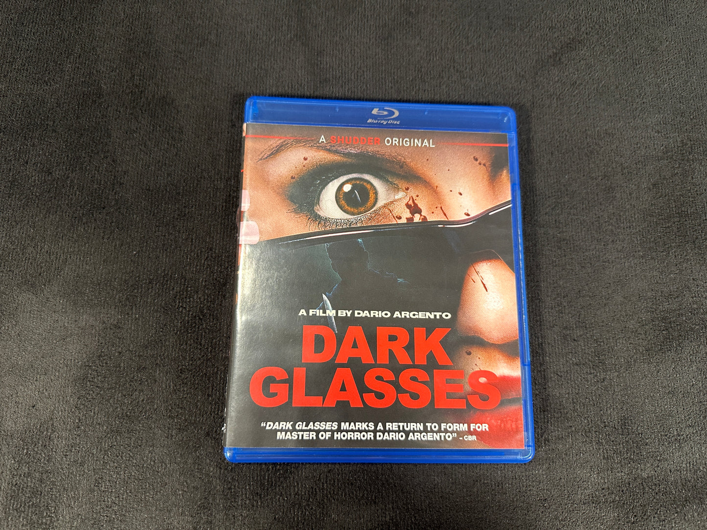 Dark Glasses (Blu ray, RLJE Films, Shutter Horror, Dario Argento Classic)