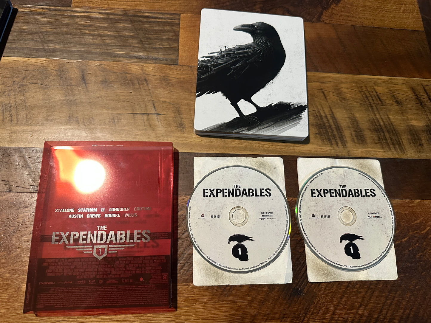 The Expendables 1 (4K Ultra HD/Blu ray, Steelbook, Slipcover, No Digital)