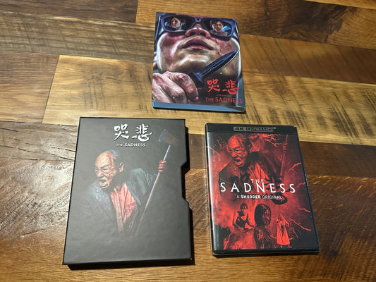The Sadness (4K Ultra HD, Vinegar Syndrome, Hard Slipcover, NEW)
