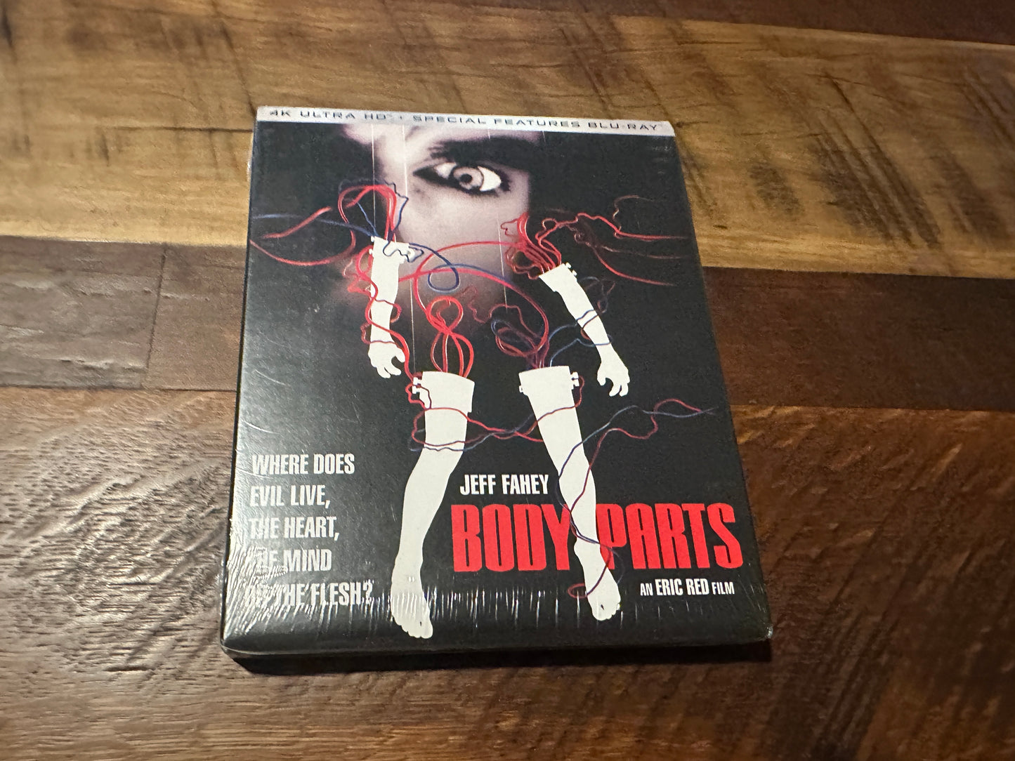 Body Parts (4K Ultra HD, Kino Lorber, Slipcover, 90’s Classic Horror, NEW)