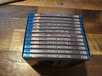 Puppet Master 12 Blu ray Collection, Full Moon, Boxset, Classic Horror