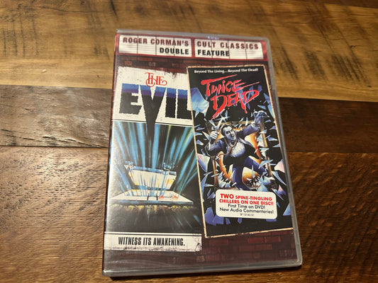 The Evil & Twice Dead DVD-Shout Factory-Roger Corman Double Feature-NEW