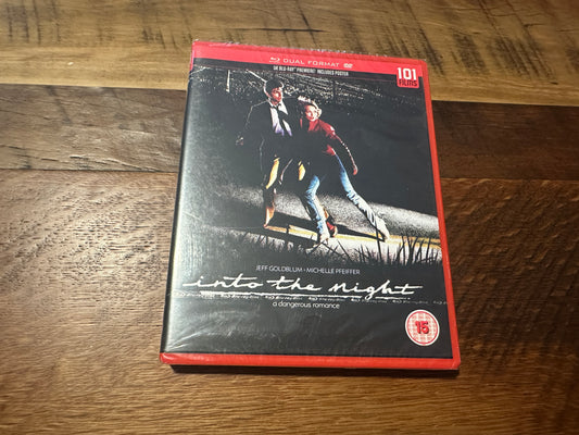 Into The Night (Blu ray/DVD, 101 Films, 80’s Classic, Poster, Region B, NEW)