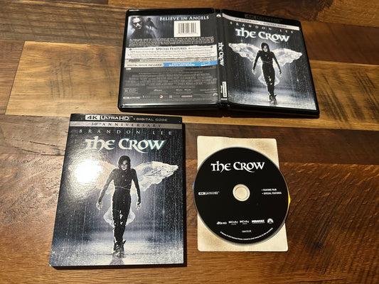 The Crow 4K Ultra HD-Paramount-Slipcover-Brandon Lee-No Digital