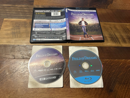 Field of Dreams (4K Ultra HD/Blu ray, Universal,Kevin Costner Classic)