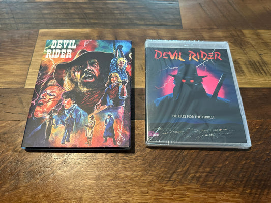 Devil Rider Blu ray-Culture Shock-90’s Obscure Horror-Slipcover-NEW