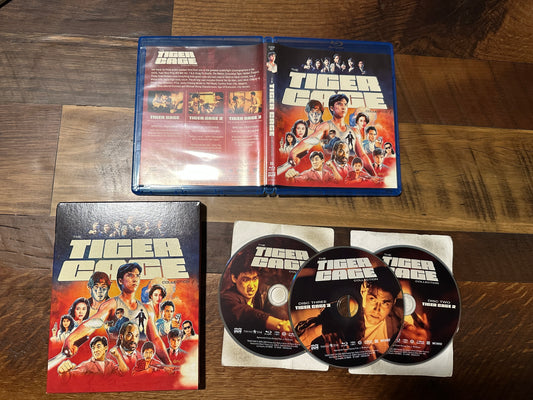 The Tiger Cage Collection (Blu ray, Shout Factory, Slipcase, Part 1-3)