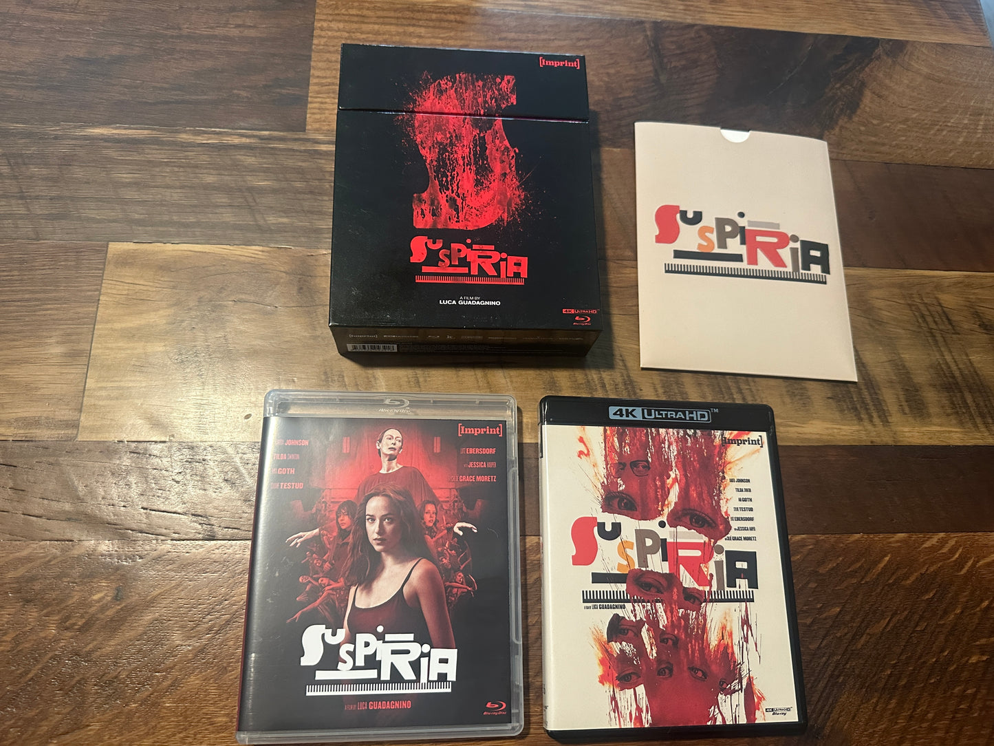Suspiria 2018 (4K Ultra HD, Imprint, Boxset, 2005 Horror Classic)