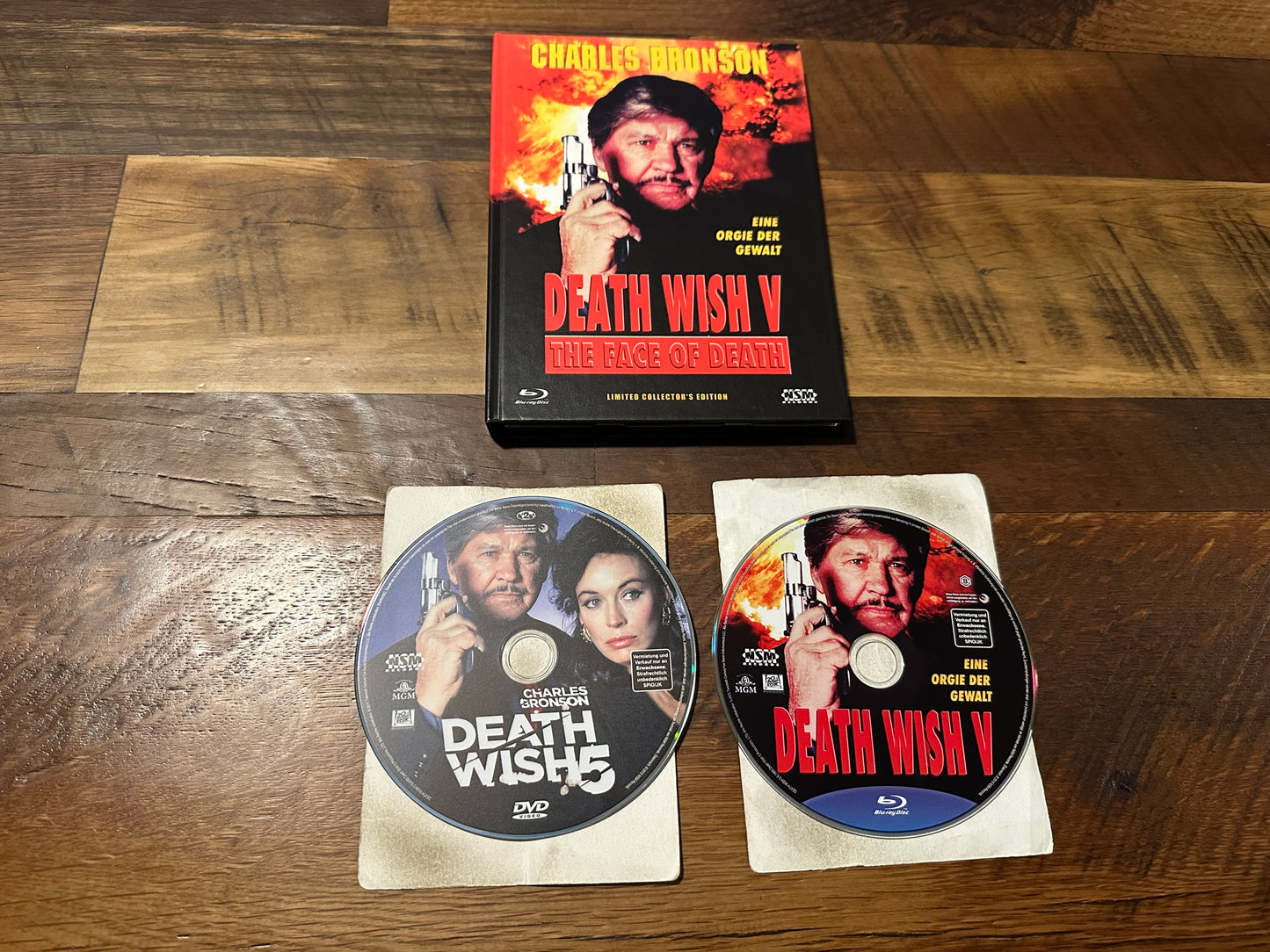Death Wish V (5) Blu ray/DVD, NSM Records, Mediabook, Region B)