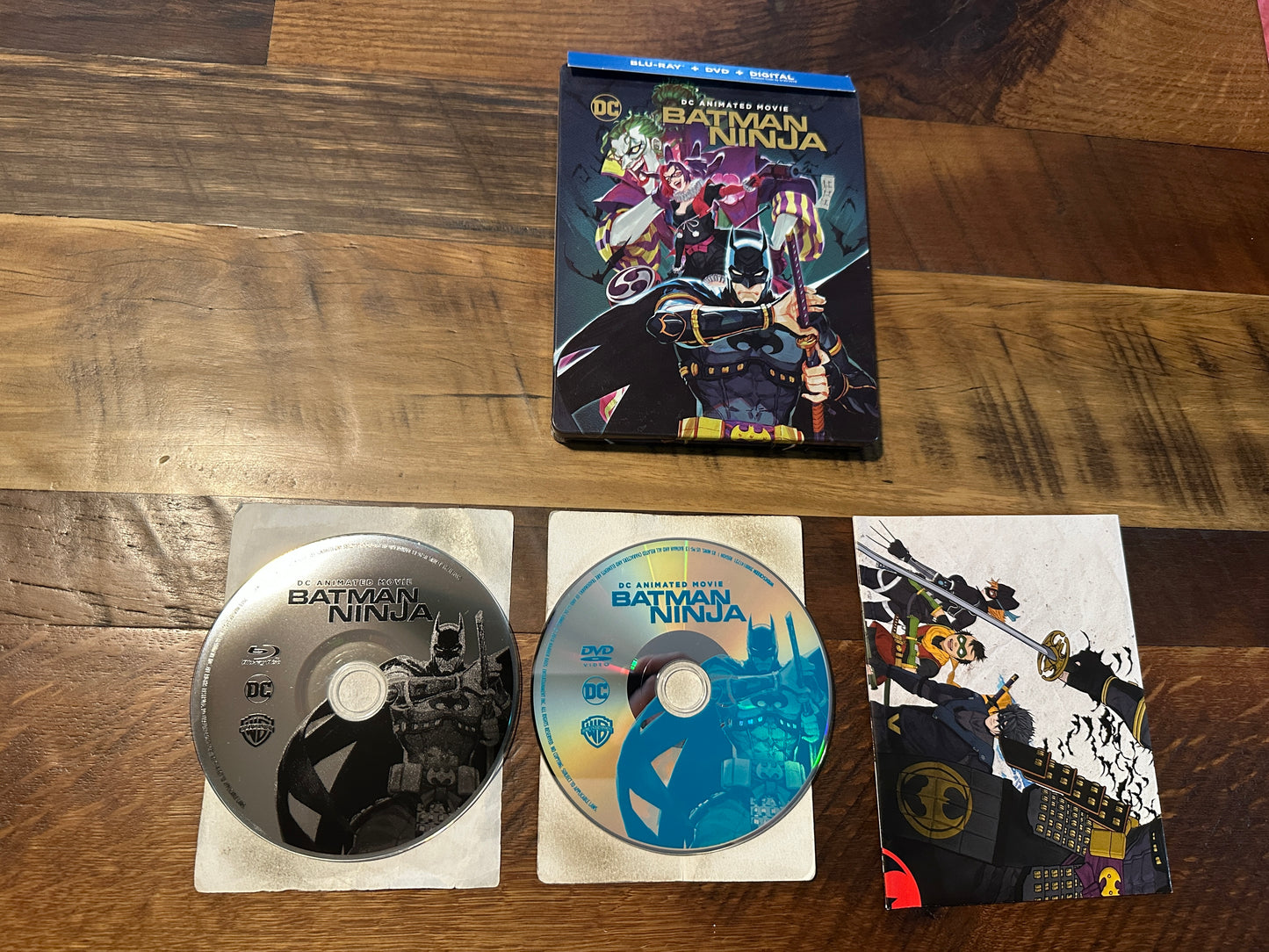 Batman Ninja (Blu ray, Steelbook, DC Animated Movie, Warner, No Digital)