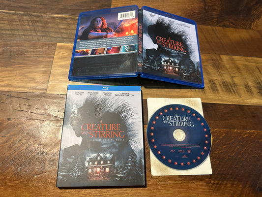 A Creature Was Stirring (Blu ray, Well Go USA, Slipcover, 2023 Horror)