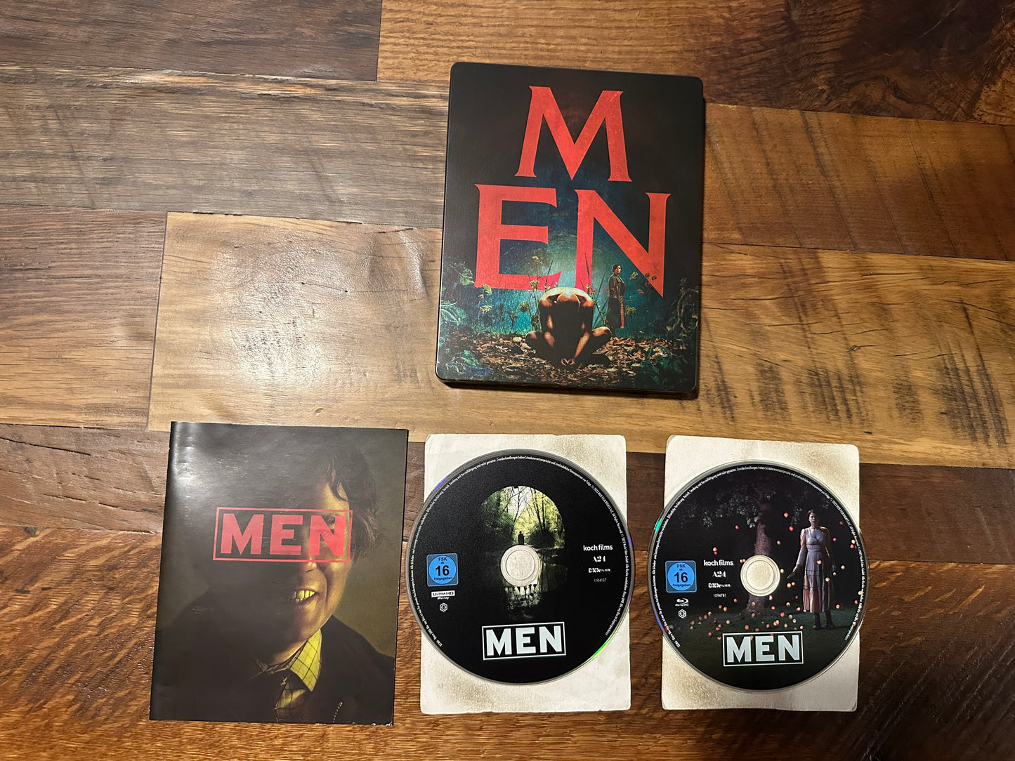 Men (4K Ultra HD/Blu ray, Import, Limited Edition, Region B, A24, Steelbook)