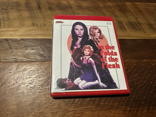 In the Folds of the Flesh (Blu ray, Mondo Macabro, Limited Ed, Red Case, NEW)