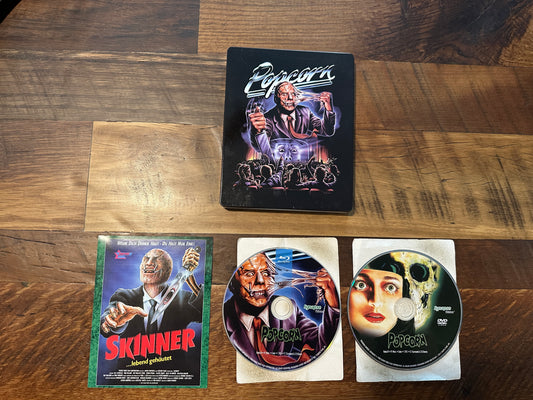 Popcorn (Blu ray/DVD, Steelbook-Synapse Films, 90’s Horror Classic)