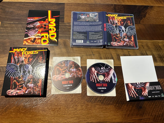 Mad Foxes (4K Ultra HD/Blu ray, Cauldron Films, 80’s Horror, Slipcase)