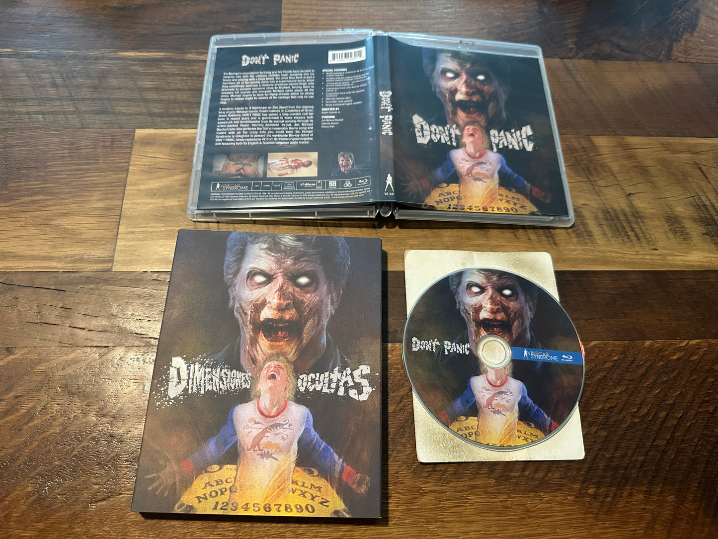 Don’t Panic (Blu ray, Vinegar Syndrome, Slipcover, 80’s Horror Classic)