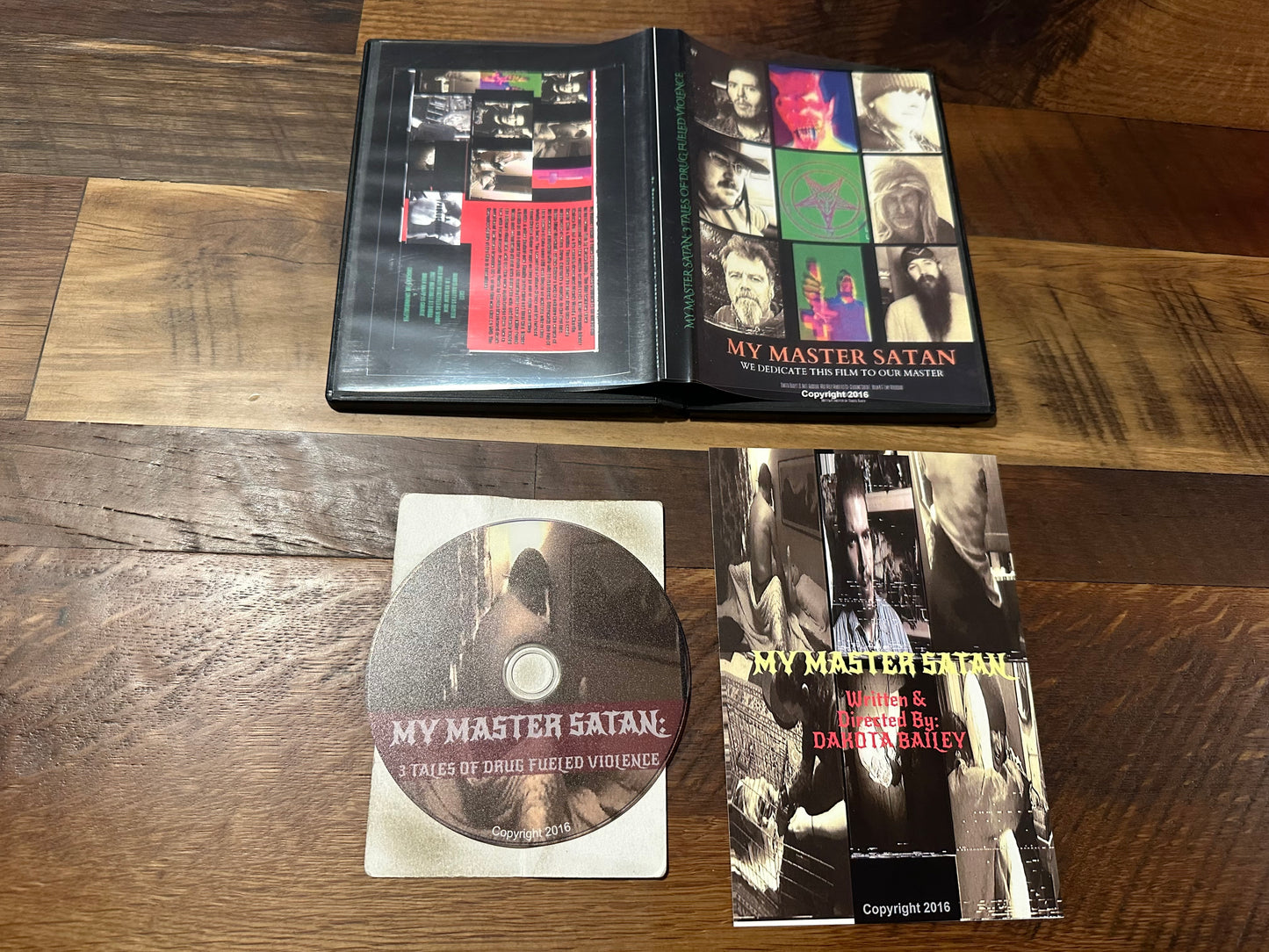 My Master Satan DVD-R-Official Release-3 Tales of Drug Fueled Violence-Obscure