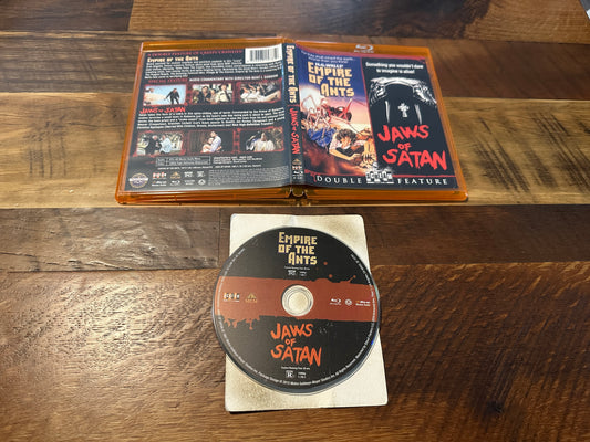 Empire Of the Ants & Jaws of Satan (Blu ray, Scream Factory, 2 Movies)