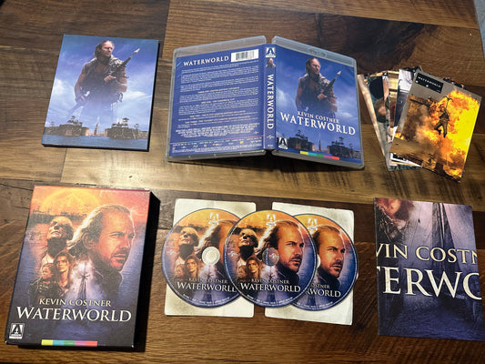Waterworld Blu ray-Arrow Video-Limited Edition-Booklet-Poster-US Release