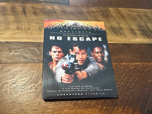 No Escape (Blu ray, Unearthed Films, Slipcase, 90’s Classic, NEW)