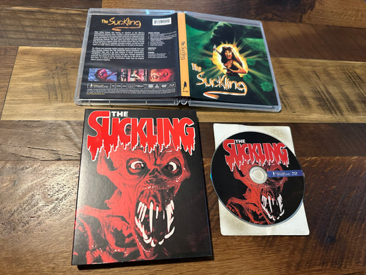 The Suckling Blu ray-Vinegar Syndrome-VSMC Slipcover-80’s Horror