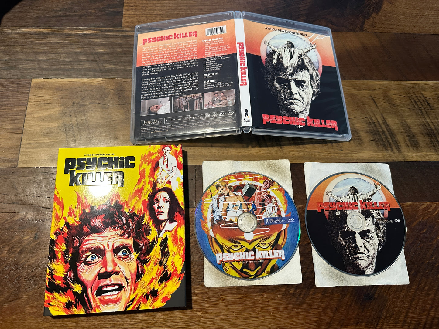 Psychic Killer (Blu ray, Vinegar Syndrome, Slipcover, 70 Horror)